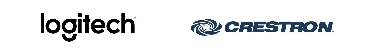Logitech and Crestron Logo